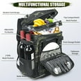 thumbnail image 5 of 40 Cans Tactical Backpack Cooler, AYAMAYA Leakproof Cooler Backpack, Portable Soft Cooler Bag Waterproof for Beach Travel Camping Picnic Hiking, Camo, 5 of 7