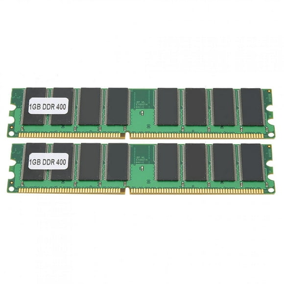 LAFGUR 2Pcs 1GB DDR Desktop Computer Memory PC-3200 400Mhz 184 Pin For