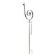 thumbnail image 2 of Herramientas y mejoras para el hogar Pluviómetro de vidrio para exteriores con estaca de metal, pluviómetro decorativo de caracol para decoración de jardín y patio., 2 of 8