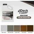 1 Deck Wood Deck Paint and Sealer Advanced Solid Color Deck Stain