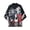 Patterned8, variant on Jinda Unisex Men's Halloween Kimono Robe Soft Top 3/4 Sleeve Women's Lightweight Summer Cool Thin Shirt Bathrobe Patterned5 Small-X-Large