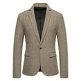 thumbnail image 4 of sususu Men Suit Blazer,Blazer for Men Big and Tall,Contemporary Tailored Casual for Modern Style and Everyday Comfort, 4 of 7