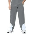 thumbnail image 4 of Sentmoon Pantalon Cargo pour Homme Pantalon pour Homme Doux et Confortable Pantalon à Taille Élastique avec Cordon de Serrage à Jambe Droite pour Activités de Plein Air et Randonnée m, 4 of 8