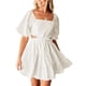 thumbnail image 1 of Vestido de fiesta con cintura cruzada,Vestido de verano para mujer, minivestido corto de fiesta con cintura cruzada, minivestido de cintura cruzada, valor inmejorable, 1 of 2