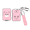 Pink-4 Buttons, variant on Soopcase for Chevy Key Fob Cover, TPU Chevrolet Key Fob Case with Keychain for GMC Chevy Colorado Silverado Suburban Tahoe Silverado Sierra Yukon Canyon Remote Key Vehicle (Pink,6 Buttons)