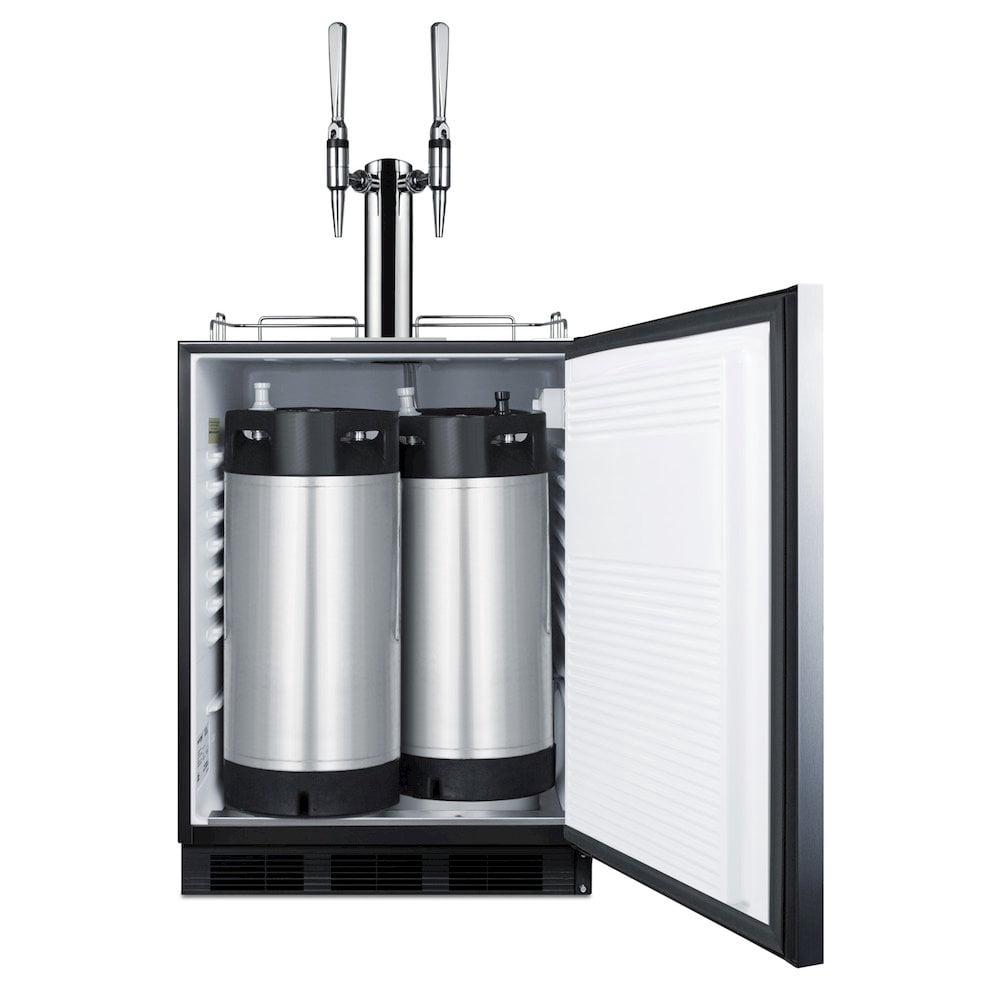 ADA compliant built-in commercial combination cold brew/nitro coffee kegerator