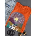thumbnail image 3 of Be A Force Of Nature Shaped T-Shirt Women -Smartprints Designs, Female Large, 3 of 4