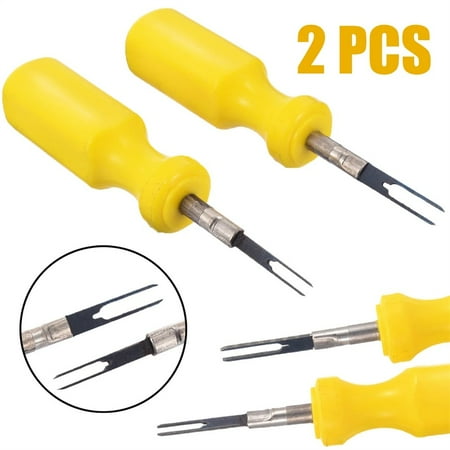 

2Pcs 3MM 2MM Car Terminal Removal Tool Kit Wire Connector Pin Puller Car Repair