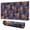 Magical Pumpkin Castle, variant on Long Mouse Pads for Desk,Colorful Christmas Striped Pattern Desk Mats on Top Of Desks, Desk Mouse Pad Extra Large with 3mm Non-Slip Base and Stitched Edge for Gaming,Office,Work,Home 31.5x11.8in
