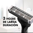 thumbnail image 5 of Rastrillo Gillette Prestobarba 3 Carbono con Carbón Activado y 3 Hojas 2 pzas, 5 of 5