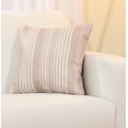 thumbnail image 6 of Lanco Blush Stripe Decorative Throw Pillow, Set of 2, 16" x 16”, Blush, Square, Modern Design for Home Decor, 6 of 9