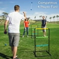 thumbnail image 2 of GoSports Ladder Toss Game with 6 Bolo Balls Indoor Outdoor Backyard Lawn Game, 2 of 6