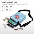 thumbnail image 5 of HELLHERO Adjustable Strap Women Shoulder Bag Men, Women Otter Pattern Polyester Casual Travel 4.33x1.97x7.09 Leakproof, 5 of 5