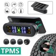 thumbnail image 3 of Tire Pressure Monitoring System-Solar Charge  Low air pressure high temperature alarm  Smart LCD Display  with 4 External Tpms Sensor, 3 of 9