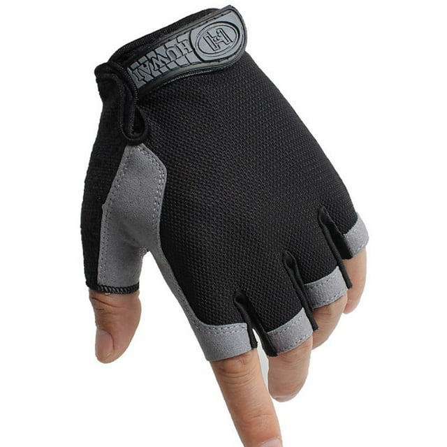 Gants de Cyclisme Sports Extérieurs Été Demi-Doigt Anti-Soleil Entraînement Physique Conduite