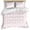 Pink, variant on 3 Piece Grey Spring Floral Duvet Cover Set Queen Size,Microfiber Comforter/Quilt Cover with Corner Ties and 2 Pillowcases,Elegant Watercolor Summer Botanical All Season Bedding with Zipper Closure