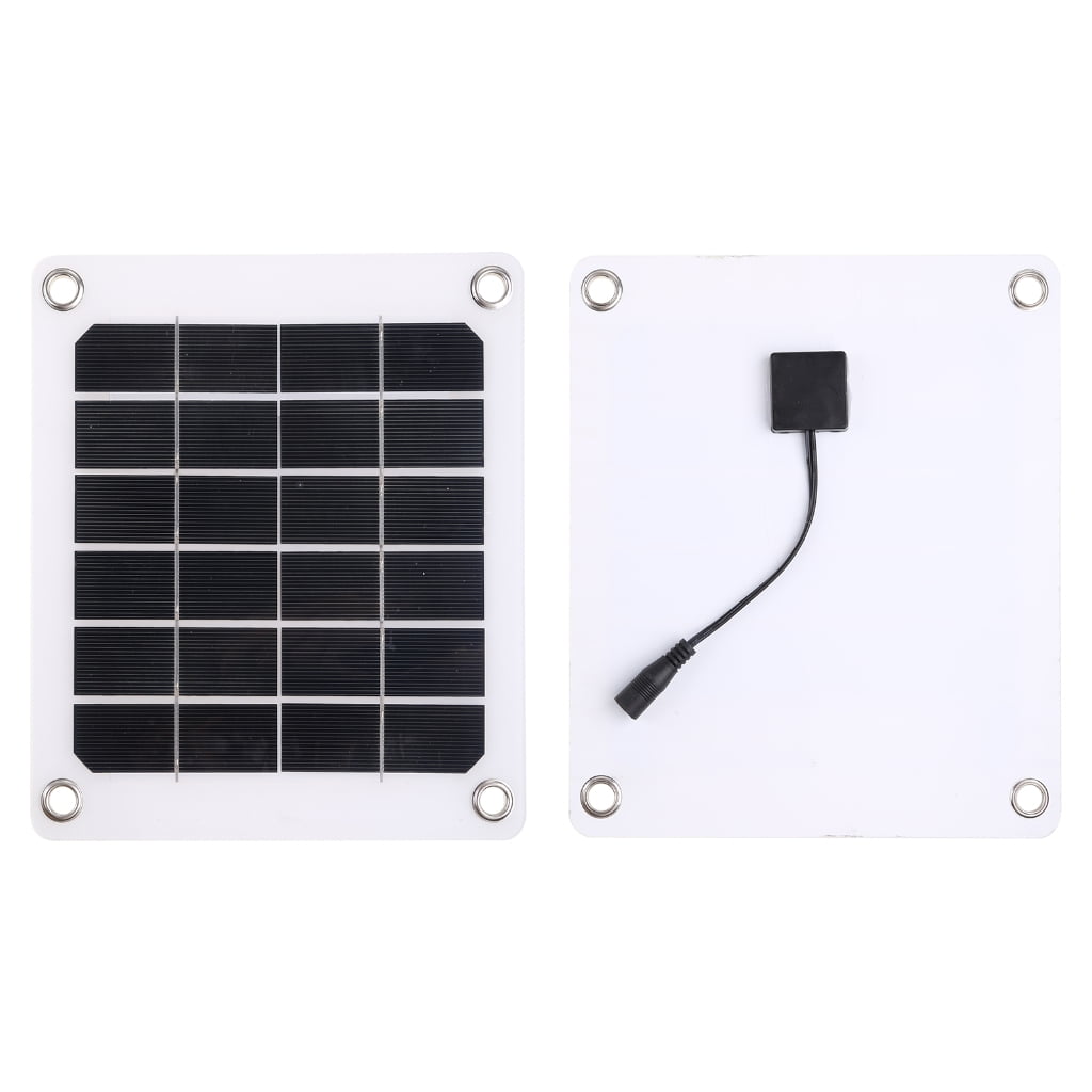 Solar Exhaust Fan 6 Inch Mini Ventilator Solar Panel Powered Fan Air Extractor for Dog Chicken House Greenhouse