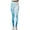 Blue, variant on Women Casual Fashion Tight High Waist Sports Yoga Pants Printed Leggings Junior Leggings