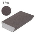 thumbnail image 3 of Bloques de esponja de lijado Uxcell 6pcs 100# (240-320 grano) con borde en ángulo 4"x2.8"x1", bloque de lijado de espuma lavable y reutilizable para pulir metal, madera, paneles de yeso en el hogar., 3 of 7