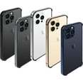 thumbnail image 6 of Compatible with iPhone 15 Pro Max Bumper Case Frame Edge Silicone Protective Ultra Thin Slim Lightweight Luxury Protection Shockproof Cover for Women Girls Man-Titanium White, 6 of 6