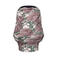 thumbnail image 2 of Fotbe Rose Flowers Pattern Car Seat Covers for Babies, Nursing Breastfeeding Cover Carseat Canopy, Soft Stretchy Carrier Cover, 2 of 9