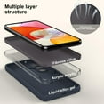 thumbnail image 4 of Slim Liquid Silicone Case for Galaxy A54, with Scratch-Resistant Microfiber Lining Anti-Slip and Shock Absorption Soft Silicone Protective Case for Samsung Galaxy A54 5G 2023 (Gray), 4 of 7