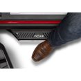 thumbnail image 1 of N-Fab Nerf Bar PRD1977CC-TX Predator Pro; With Drop Down Steps; Angular Design Straight; Black Textured Powder Coated; Aluminum; With Aluminum End Caps; Rocker Panel Mount, 1 of 3