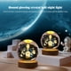 thumbnail image 4 of Luz De Noche De Bola De Cristal Crystal Ball Night Light Handicraft USB Plug-in Lámpara de escritorio (Astronaut Galaxies), 4 of 5