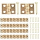 thumbnail image 1 of 50 sets pequeñas bisas decorativas vintage mini bisagras de latón para joyero de madera, 1 of 6
