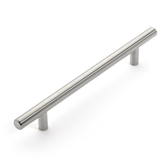 Dynasty Hardware P-1004-SN European 8.75 in. Bar Pull- Satin Nickel