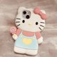 thumbnail image 1 of Funda de teléfono Kawaii Sanrio Hello Kitty Kuromi Mymelody para Iphone 11 12 13 14 Pro Max X Xs Xr Plus Y2k Girl, carcasa de silicona suave Fivean unisex, 1 of 2