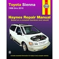 thumbnail image 1 of Toyota Sienna (98-10) Haynes Repair Manual (Does Not Include Information Specific To All-Wheel Drive Models. Includes Thorough Vehicle Coverage Apart ... Noted) (Haynes Automotive Repair Manuals), 1 of 2