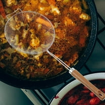 FRCOLOR  Kitchen Spider Strainer Stainless Steel Drain Fried Food Filter