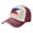 Dark Red, variant on Men Women Philippines Flag Distressed Twill Cotton Baseball Cap Vintage Adjustable Dad Hat