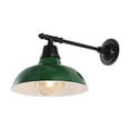 thumbnail image 3 of JONATHAN Y Wallace 12.25" 1-Light Farmhouse Industrial Indoor/Outdoor Iron LED Victorian Arm Outdoor Sconce, Green, 3 of 8