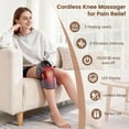 thumbnail image 3 of 3-in-1 Heated Knee Brace Wrap with Vibration, Portable Rechargeable Knee Warmer Heating Pad with Extension Straps, Adjustable Heat Levels, 3 of 6