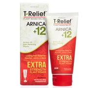 MediNatura T-Relief Extra Strength Pain Relief Arnica  12, 3 oz Cream