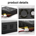 thumbnail image 4 of Tignapoo Convertisseur Haute Capacité 24V à 12V DC-DC, Alimentation 40A Non Isolée, Boîtier en Fer Noir, Design Compact (160x138x42mm), 4 of 6