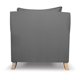 thumbnail image 4 of Sillón Victoria Sofamatch Tela Quantum Patas Natural gris oscuro, 4 of 7