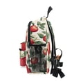 thumbnail image 4 of FORMRS Kids School Backpack with Front Zippered Pocket 12" Student Travel Daypack, Apples Flower Pattern, 4 of 6
