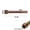 M10x52, variant on Suitable for Motorcycle Scooter Disc Brake Pad Screw M10 M8 Under Pump Hexagon Socket Head Cap Disc Brake Pad Fixed Guide Bolt