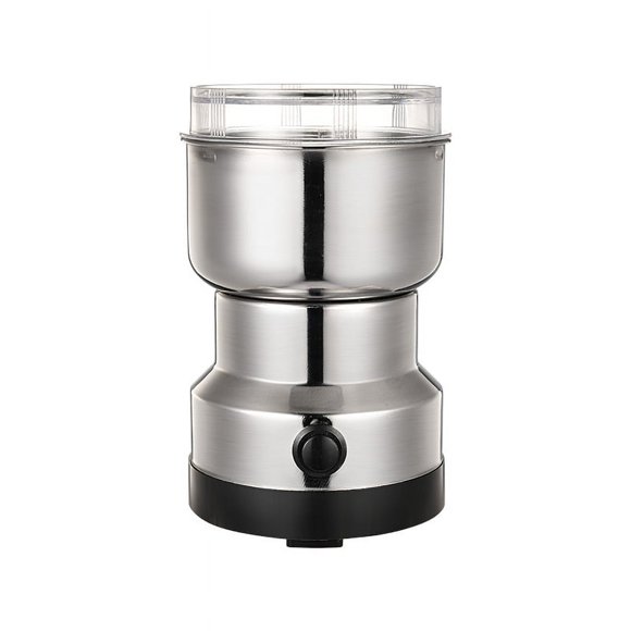 Electric Coffee Grinder 300ml Multifunctional Grinders, Seed Grinder Four stainless steel blades for fine and efficient grinding, For grinding coffee beans, spices, flax seeds etc.