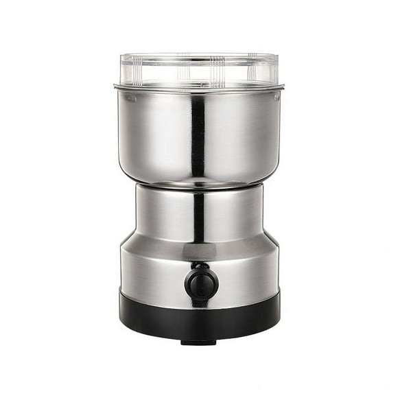 Electric Coffee Grinder 300ml Multifunctional Grinders, Seed Grinder Four stainless steel blades for fine and efficient grinding, For grinding coffee beans, spices, flax seeds etc.