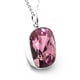 thumbnail image 1 of Collar Zvezda Baguette color Rose plata .925 Zvezda ZCO-BAG18-ROS, 1 of 5