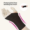 thumbnail image 5 of Sports Compression Wrist Sleeve Wrist Support Brace for Carpal Tunnel Syndrome Black Adopts High Quality Fabric, Soft And SkinFriendly (XXL), 5 of 9