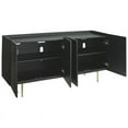 thumbnail image 5 of Bowery Hill Accent Cabinet in Black and Gold, 5 of 7