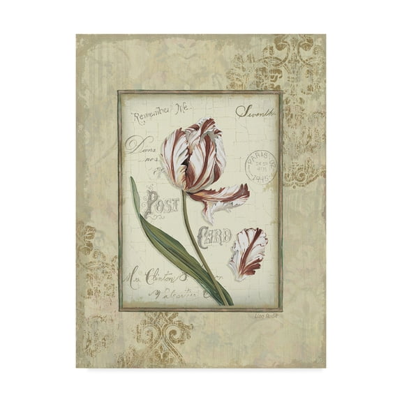 Trademark Fine Art 'Romantic Letters II' Canvas Art by Lisa Audit
