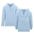 thumbnail image 7 of Cute Blouses for Juniors Cute Hoodies For Girls Oversized Long Sleeve Sweatshirts Casual Cozy Pullover Tops With Pocket Girls School Uniform, 7 of 7