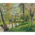 thumbnail image 3 of Camille Pissarro 23x20 Black Modern Framed Museum Art Print Titled - Edges of the Epte in Eragny, Sunset (1897), 3 of 5