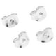 thumbnail image 1 of Paquete De 4 Piezas De Metal De Plata De Ley 925 5,5 Mm Tope De Seguridad Para Pendientes-Plata Zulema Pendientes, 1 of 8